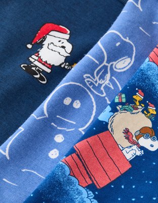 Emballage de 3 caleçons boxeurs ajustés classiques de 6 po Snoopy AEO