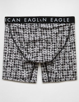 AEO Snow Plaid 6" Classic Boxer Brief