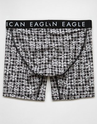 AEO Snow Plaid 6" Classic Boxer Brief