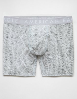 AEO Cable Knit Print 6" Classic Boxer Brief