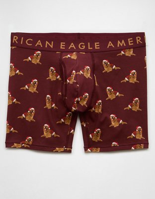 AEO Christmas Dog 6" Classic Boxer Brief