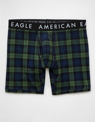 AEO Men's Black Watch 6" Classic Boxer Brief