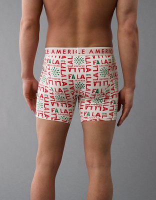 AEO Holiday Fa La La 6" Classic Boxer Brief