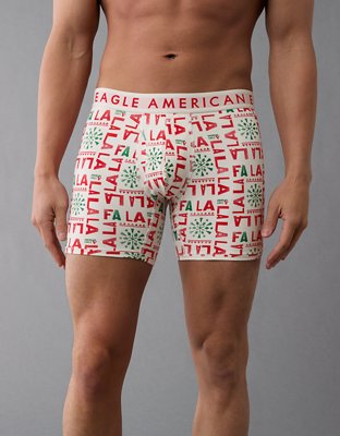 AEO Holiday Fa La La 6" Classic Boxer Brief