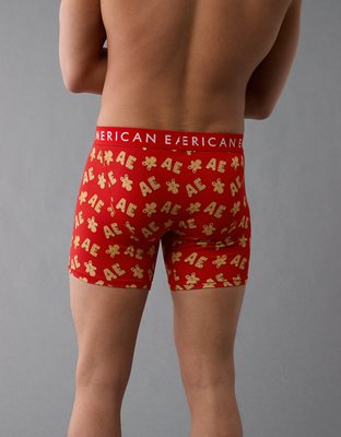 AEO Holiday Gingerbread 6" Classic Boxer Brief