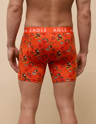 AEO Men's Christmas Mickey Mouse 6" Classic Boxer Brief