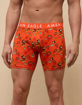 AEO Men's Christmas Mickey Mouse 6" Classic Boxer Brief