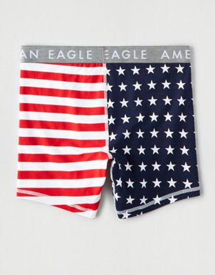 AEO Men's Stars + Stripes 6" Boxer Brief