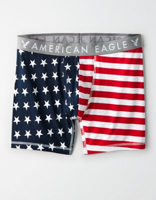 AEO Men's Stars + Stripes 6" Boxer Brief