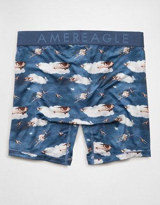 AEO Men's Planes 6" Flex Boxer Brief