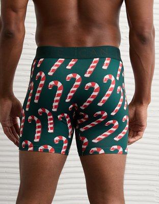 AEO Men's Candy Cane 6" Flex Boxer Brief