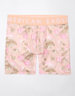 Трусы-боксеры AEO Flex для мужчин, цветочный принт — American Eagle — фото 3