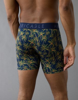 AEO Men's Palm Trees 6" Flex Boxer Brief