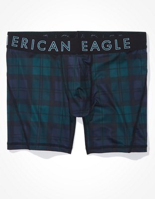 AEO Plaid 6" Flex Boxer Brief