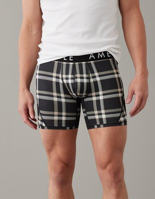 AEO Plaid 6" Flex Boxer Brief