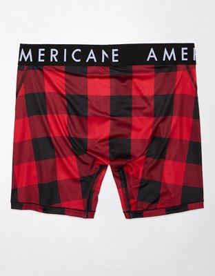 AEO Plaid 6" Flex Boxer Brief