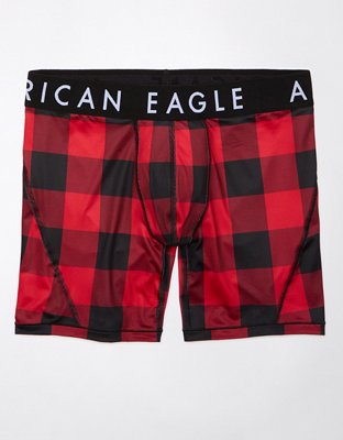 AEO Plaid 6" Flex Boxer Brief