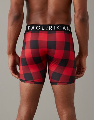 AEO Plaid 6" Flex Boxer Brief