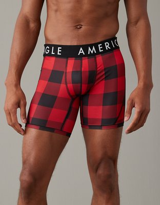 AEO Plaid 6" Flex Boxer Brief