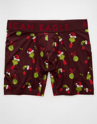 AEO Men's Grinch 6" Flex Boxer Brief