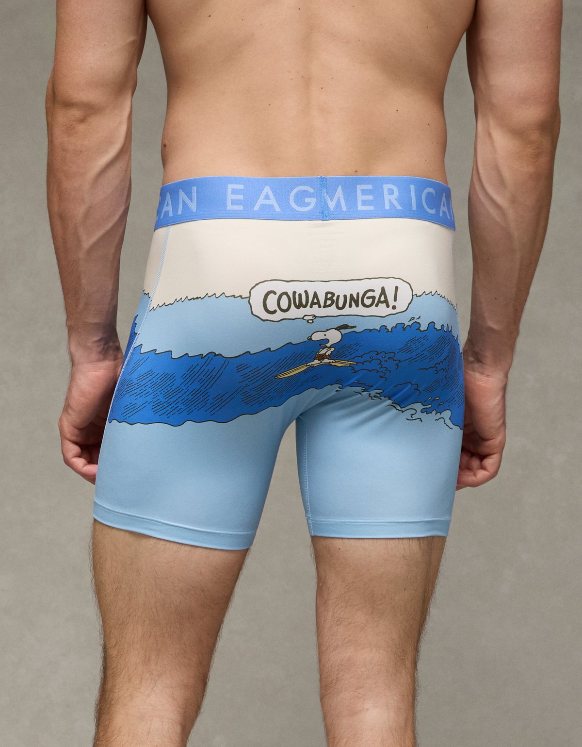 AEO Men's Snoopy 6" Flex Boxer Brief - image 2