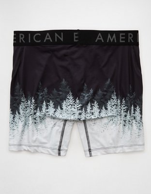 AEO Men's Evergreen Print 6" Flex Boxer Brief