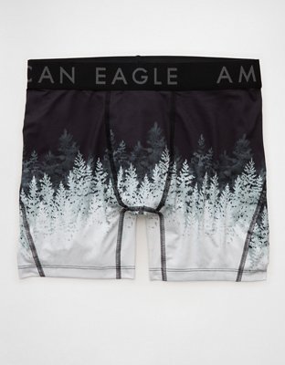 AEO Men's Evergreen Print 6" Flex Boxer Brief