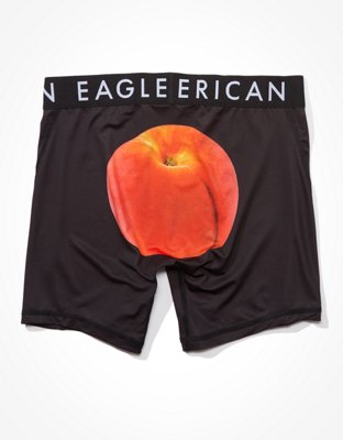 AEO Eggplant + Orange 6" Flex Boxer Brief