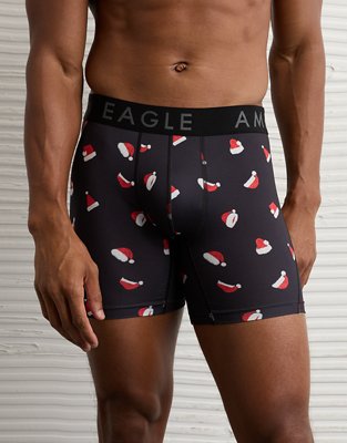 AEO Men's Santa Hat 6" Flex Boxer Brief