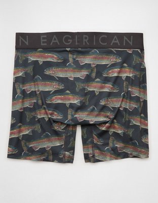AEO Men's Trout Print 6" Flex Boxer Brief