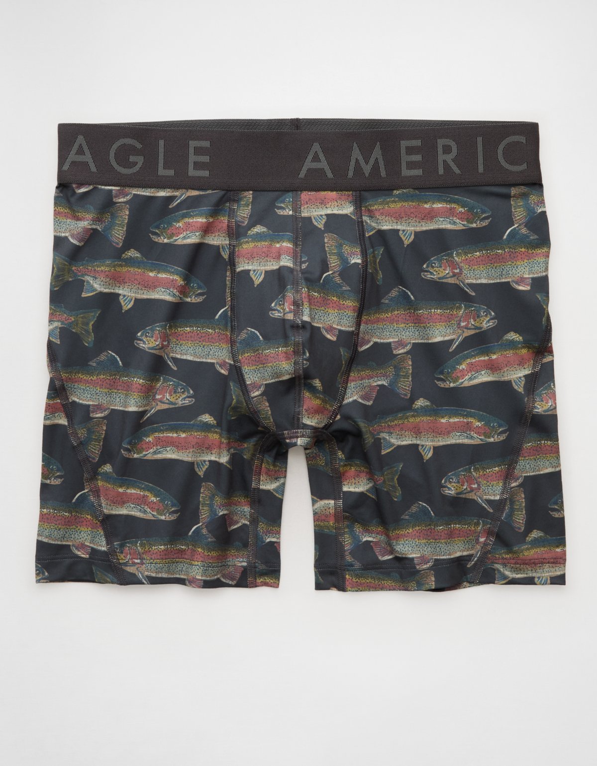 AEO Men's Trout Print 6" Flex Boxer Brief - image 3