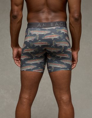 AEO Men's Trout Print 6" Flex Boxer Brief