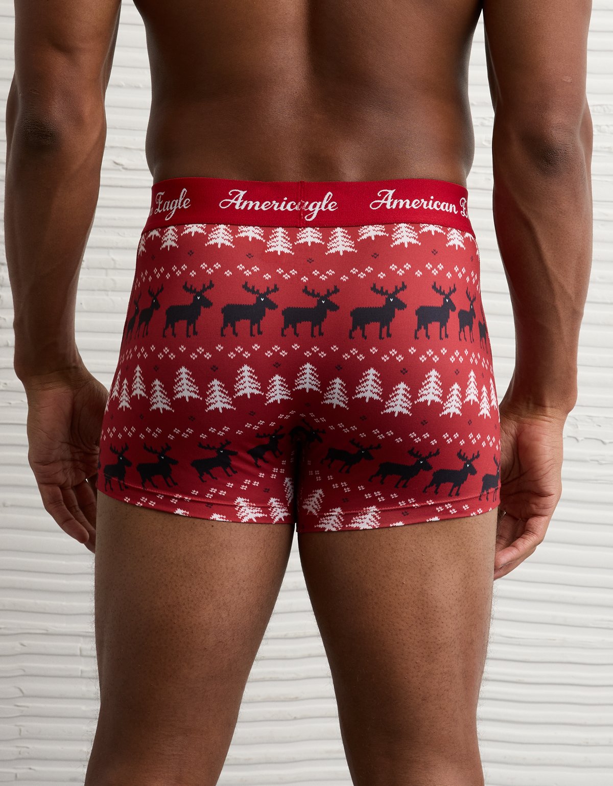 AEO Men's Festive 4" Flex Boxer Brief - image 2