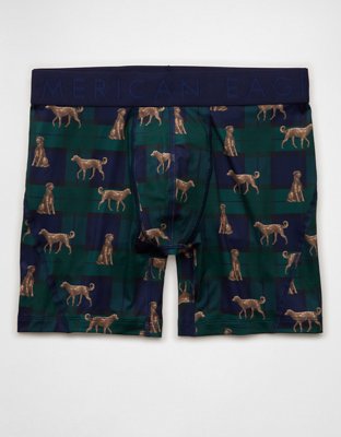 AEO Men's Dog Print 6" Flex Boxer Brief