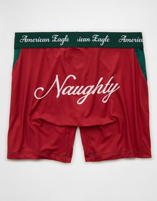 AEO Men's Christmas 6" Flex Boxer Brief