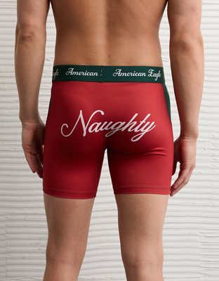 AEO Men's Christmas 6" Flex Boxer Brief