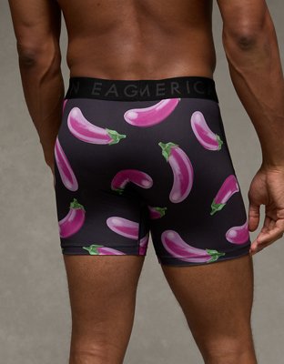 Трусы-боксеры AEO Flex для мужчин — American Eagle, цвет: Чёрный — фото 2