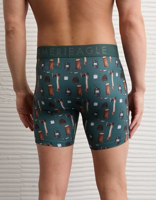 AEO Flex Brief Boxer de 6" de Madera y Hachas para Hombre