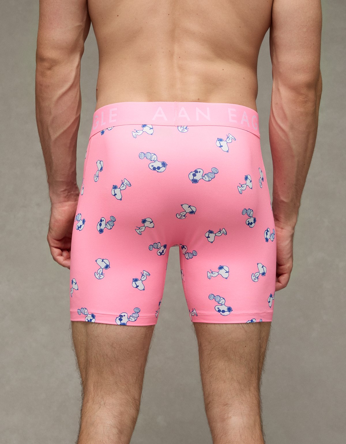 AEO Men's Snoopy 6" Flex Boxer Brief - image 2