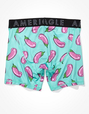AEO Butt Eggplant 6" Horizontal Fly Flex Boxer Brief