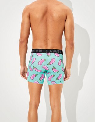 AEO Butt Eggplant 6" Horizontal Fly Flex Boxer Brief