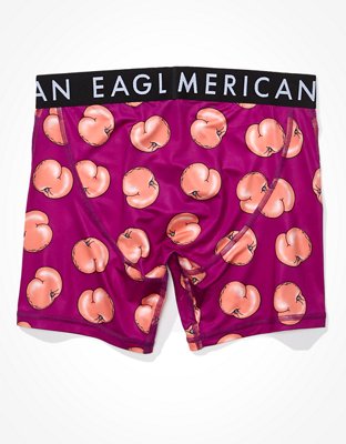 AEO Butt Peaches 6" Horizontal Fly Flex Boxer Brief