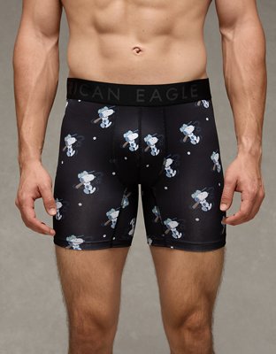AEO Men's Snoopy 8" Flex Boxer Brief