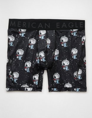 AEO Mens Snoopy Galaxy 6 Flex Boxer Brief