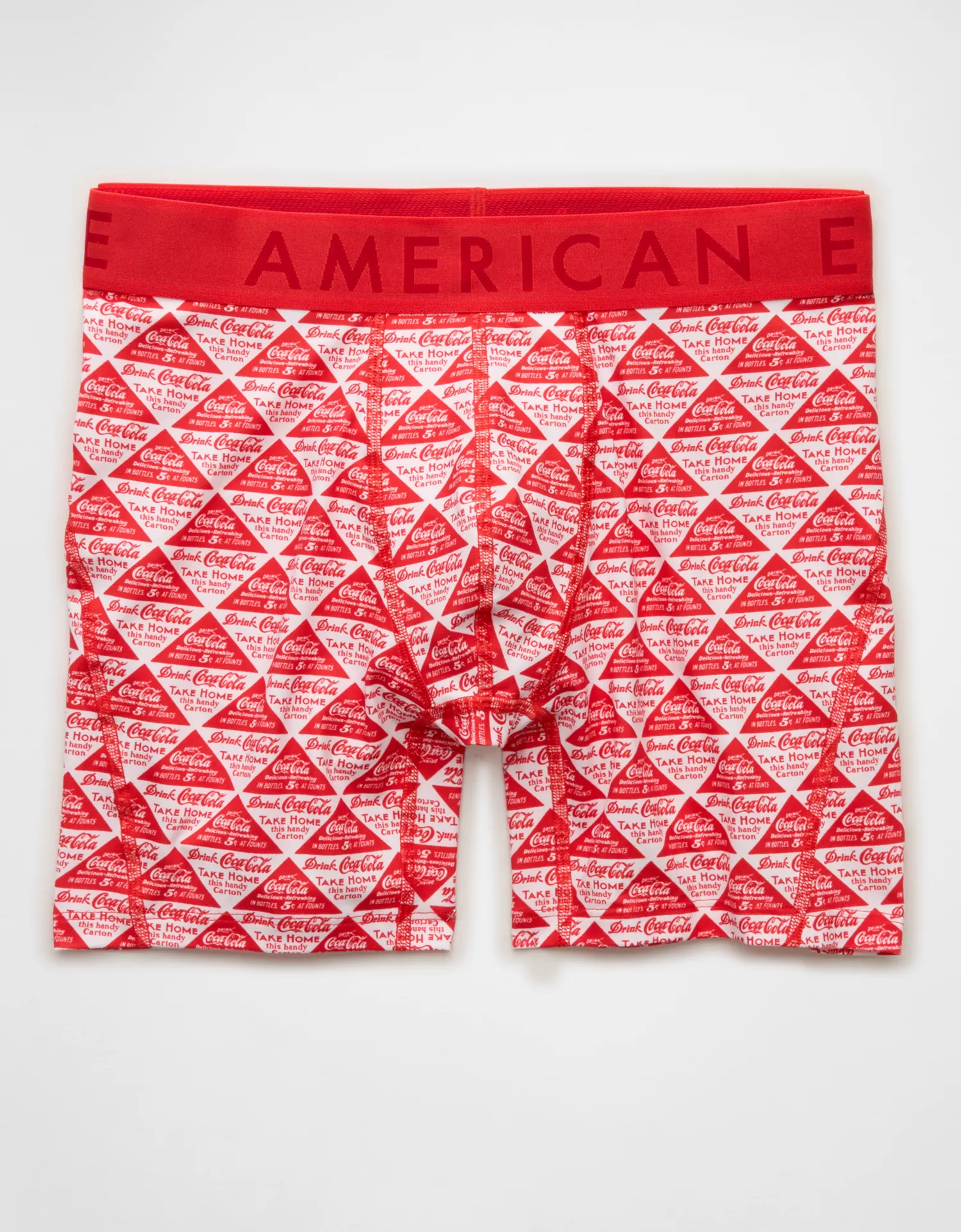 AEO Men's Coca-Cola 6" Flex Boxer Brief - thumbnail 3