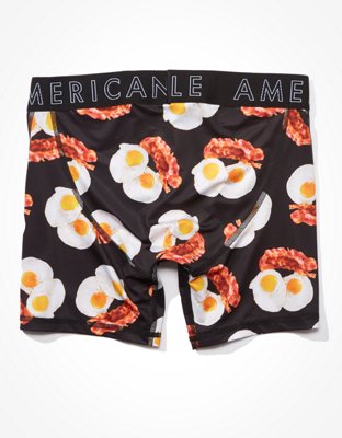 AEO Bacon + Eggs 6" Flex Boxer Brief