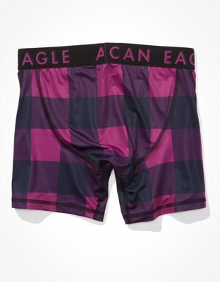 AEO Plaid 6" Flex Boxer Brief