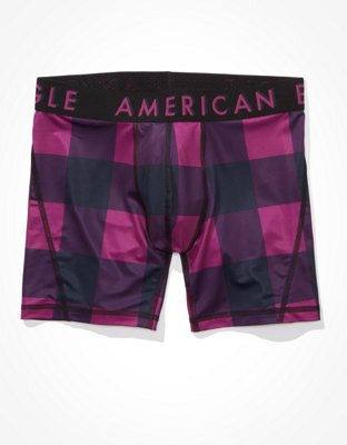 AEO Plaid 6" Flex Boxer Brief