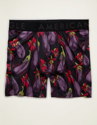 AEO Men's Eggplant 6" Flex Boxer Brief