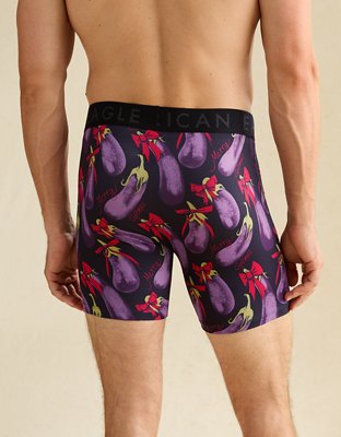 Трусы-боксеры AEO Flex для мужчин — American Eagle, цвет: Чёрный — фото 2
